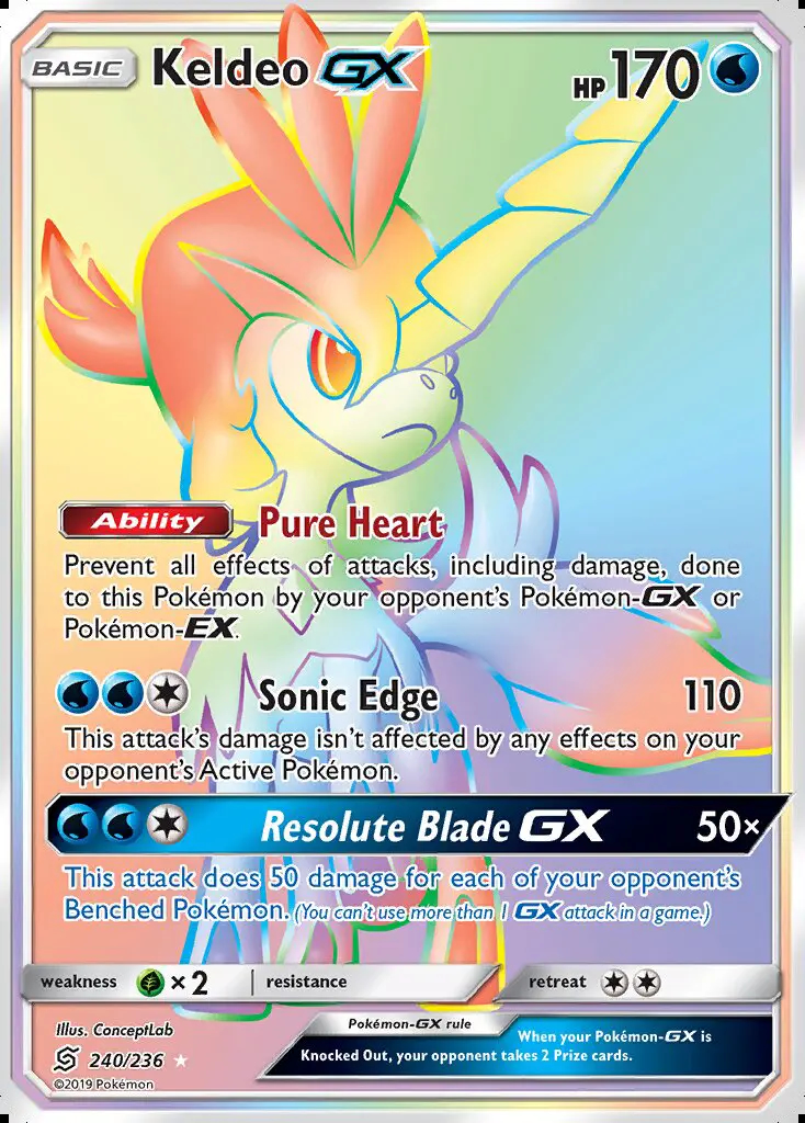 Image of the card Keldeo GX