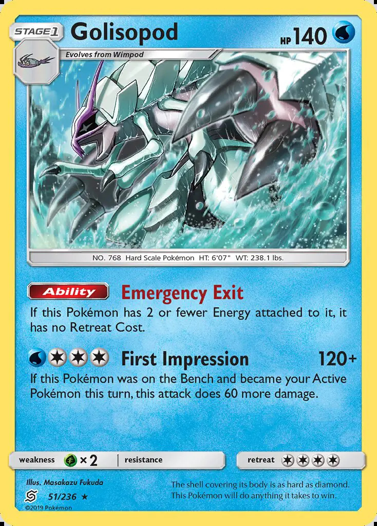 Image of the card Golisopod