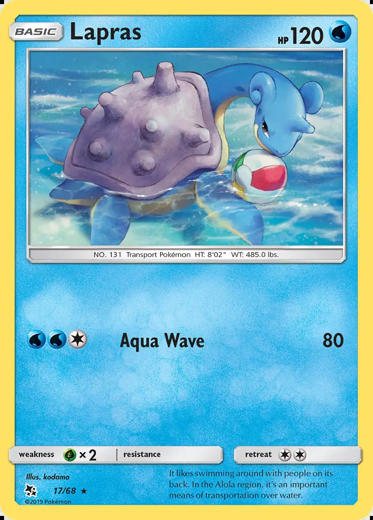 Image of the card Lapras
