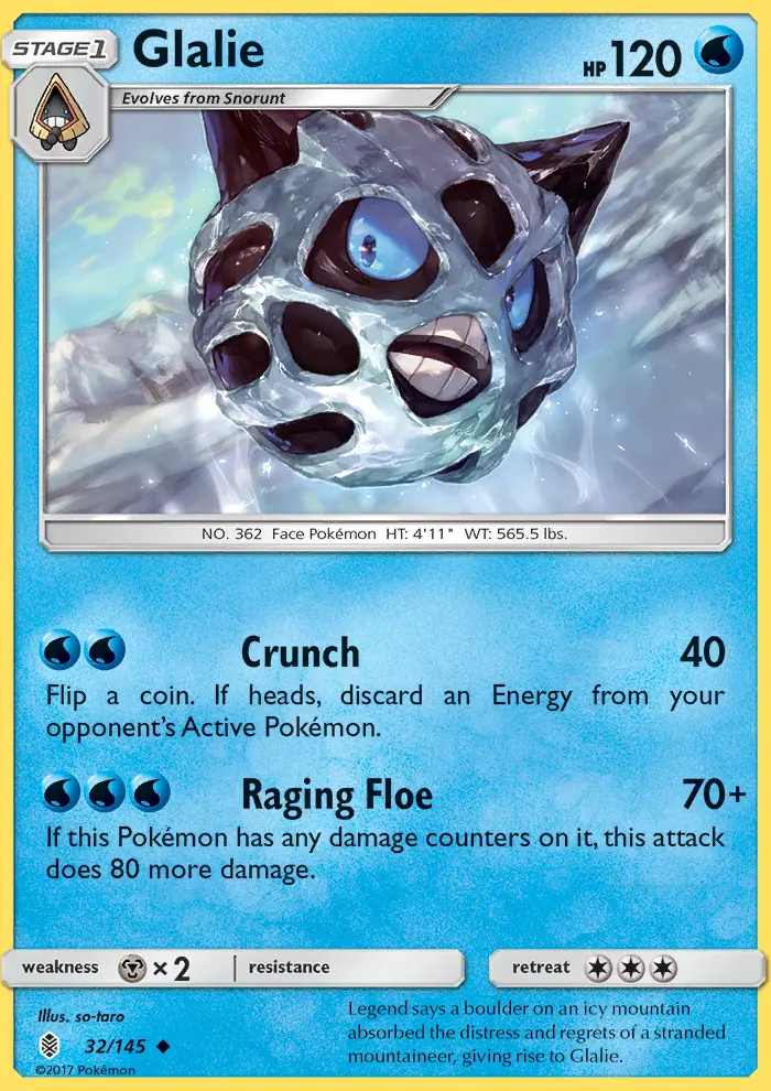 Image of the card Glalie