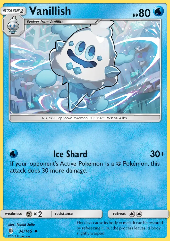 Image of the card Vanillish