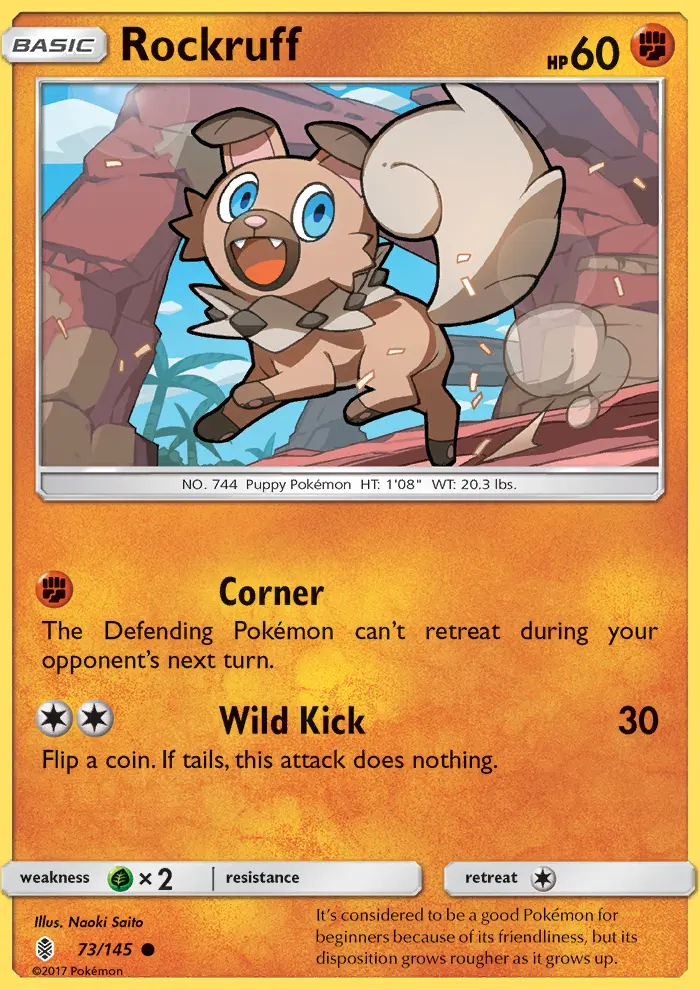 Image of the card Rockruff