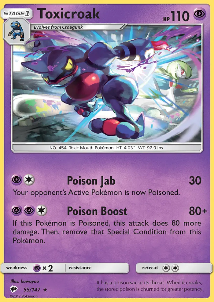 Image of the card Toxicroak