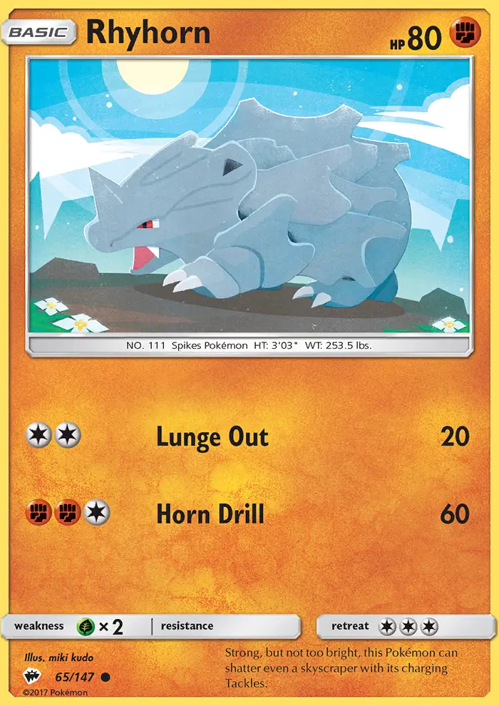 Image of the card Rhyhorn