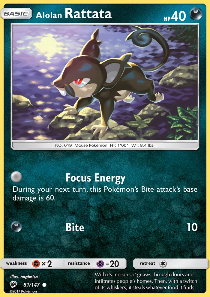 Image of the card Alolan Rattata