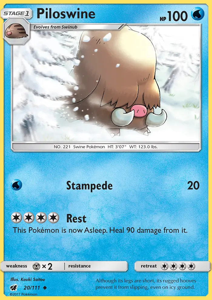Image of the card Piloswine