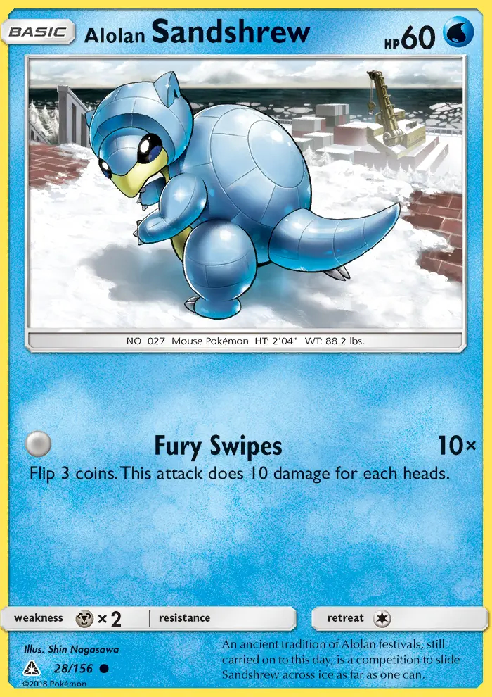 Image of the card Alolan Sandshrew