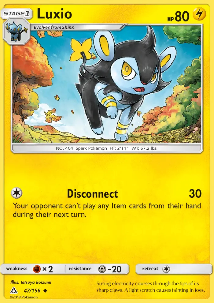 Image of the card Luxio
