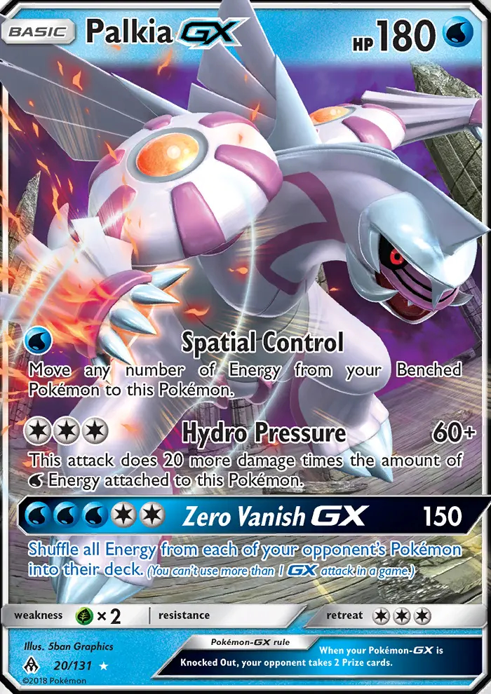 Image of the card Palkia GX