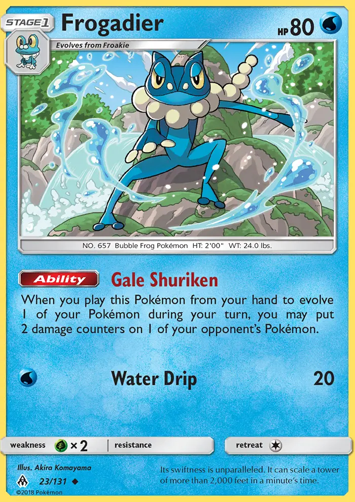 Image of the card Frogadier