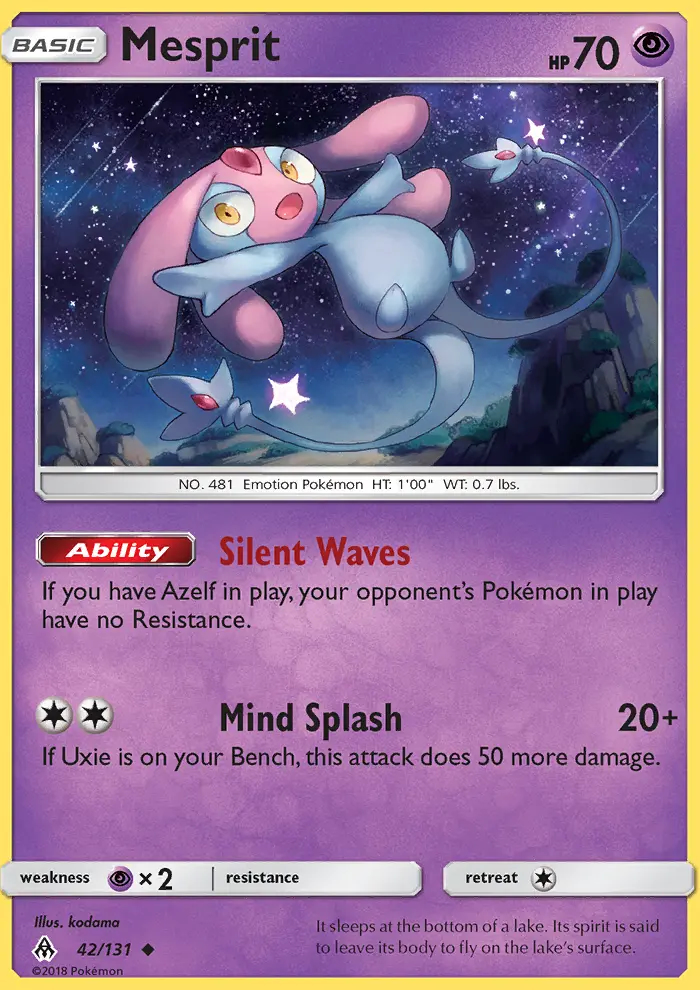 Image of the card Mesprit