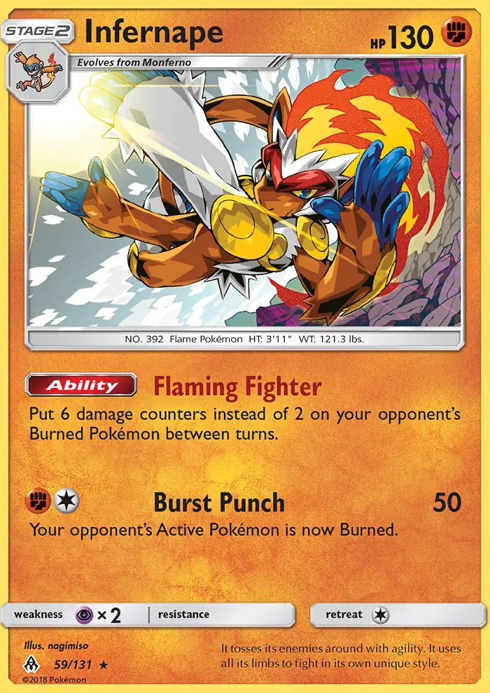 Image of the card Infernape
