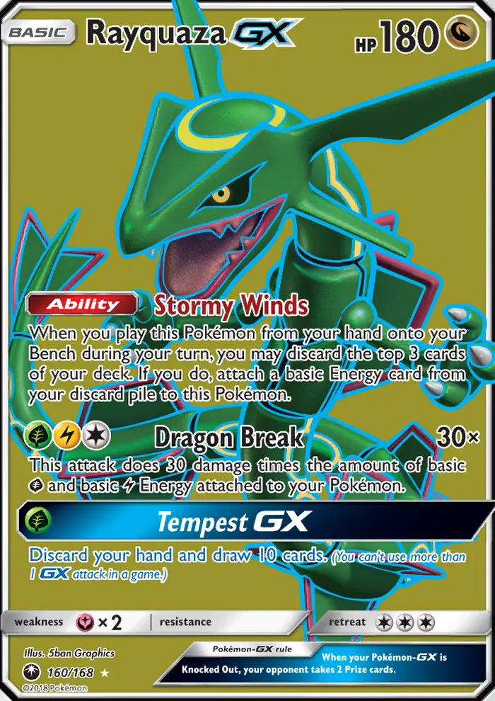 Image of the card Rayquaza GX