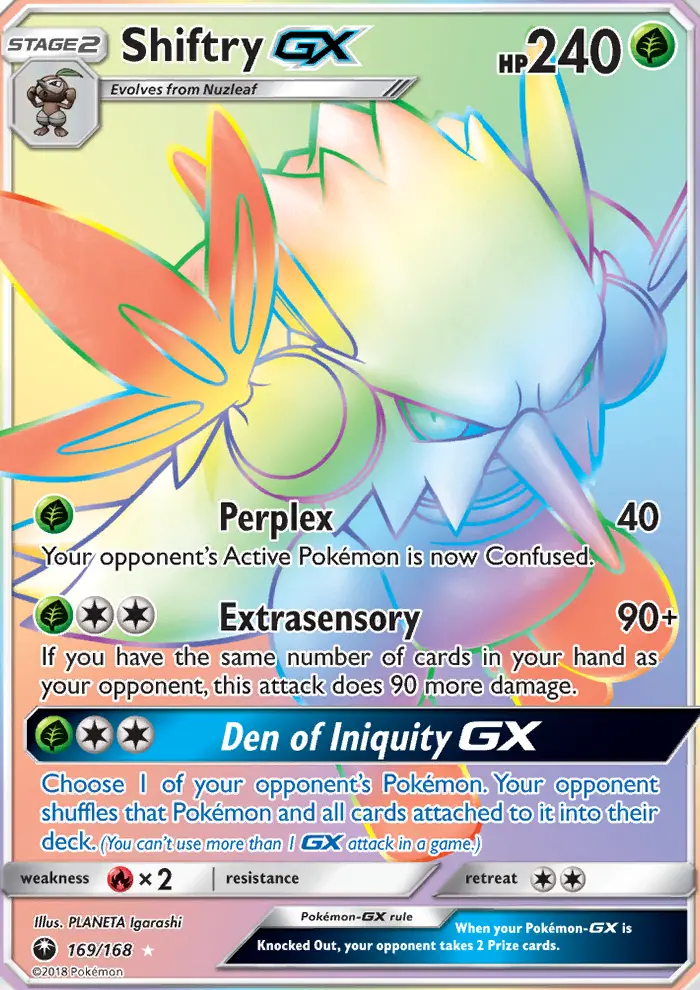 Image of the card Shiftry GX