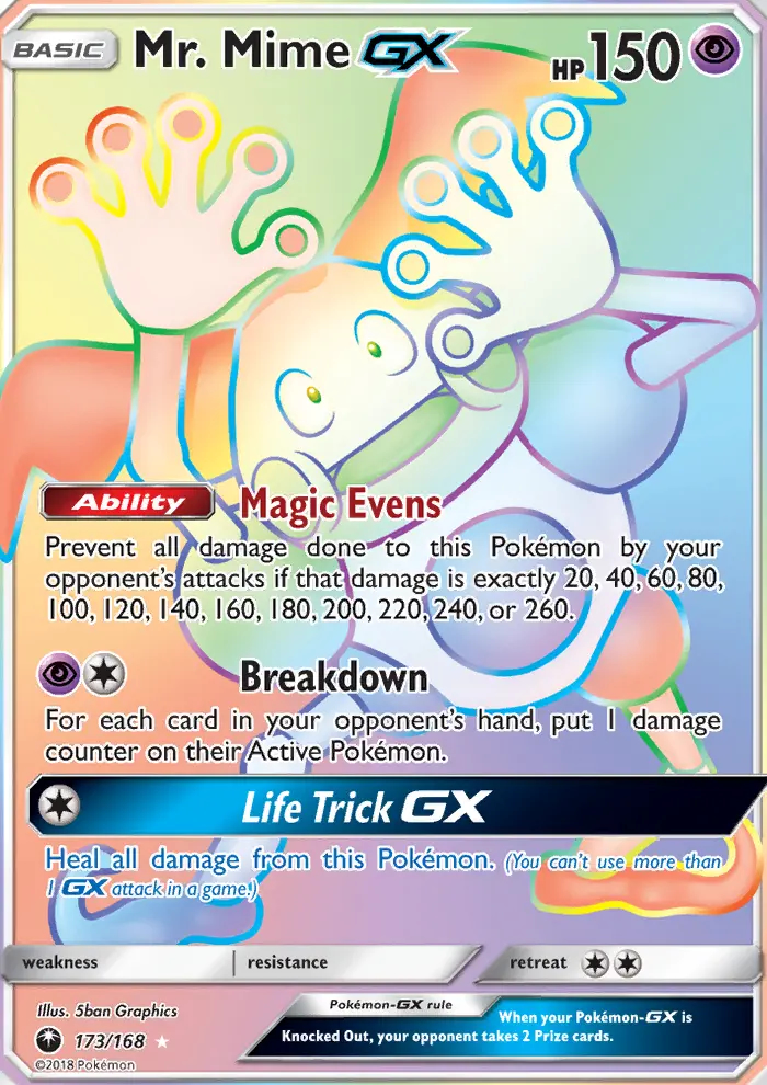Image of the card Mr. Mime GX