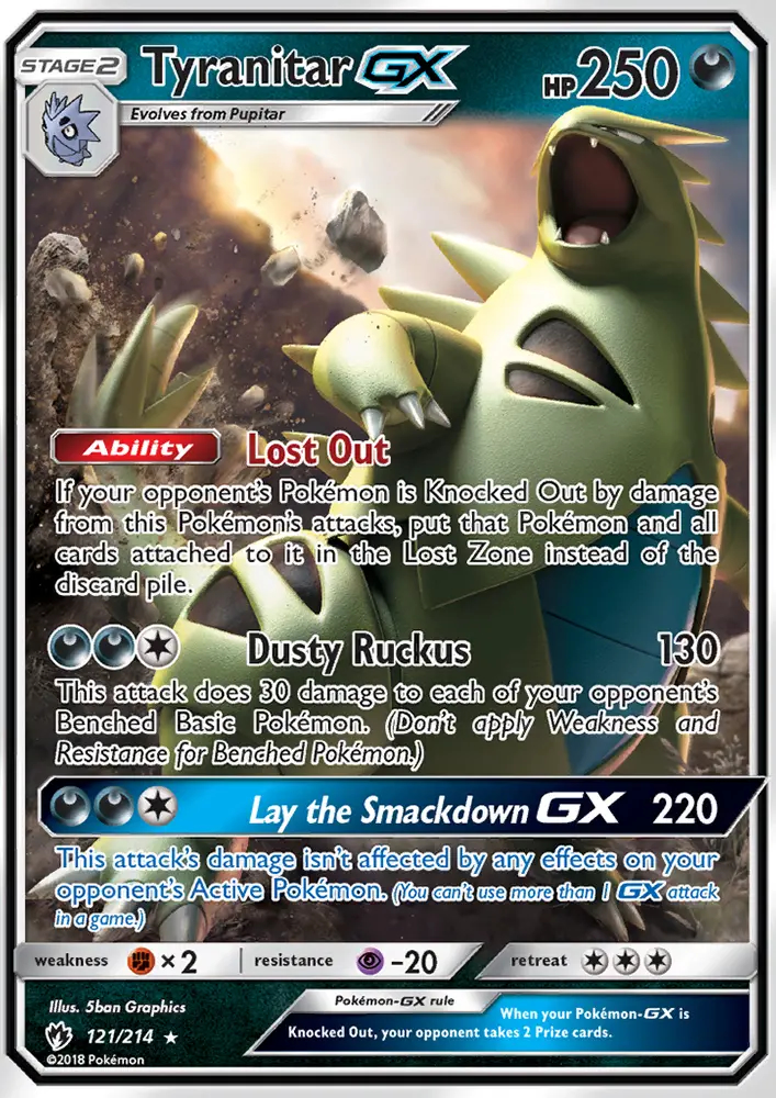 Image of the card Tyranitar GX