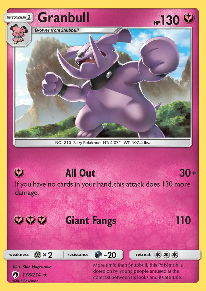 Image of the card Granbull