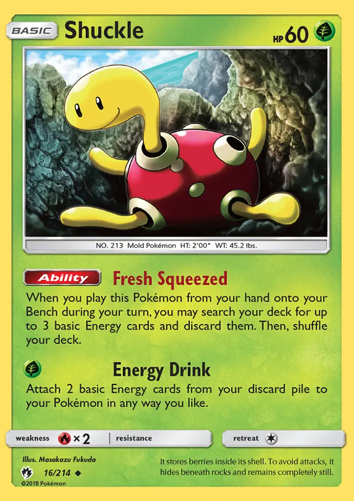 Image of the card Shuckle