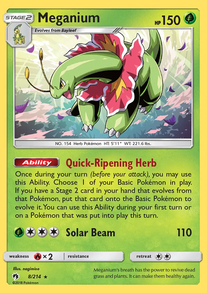 Image of the card Meganium