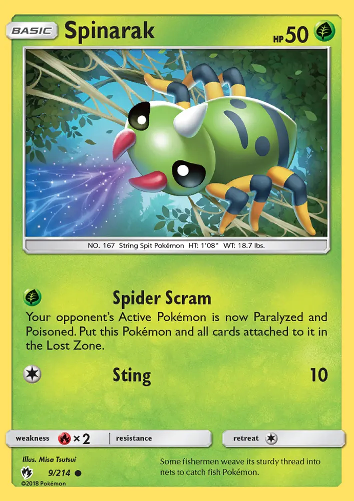 Image of the card Spinarak