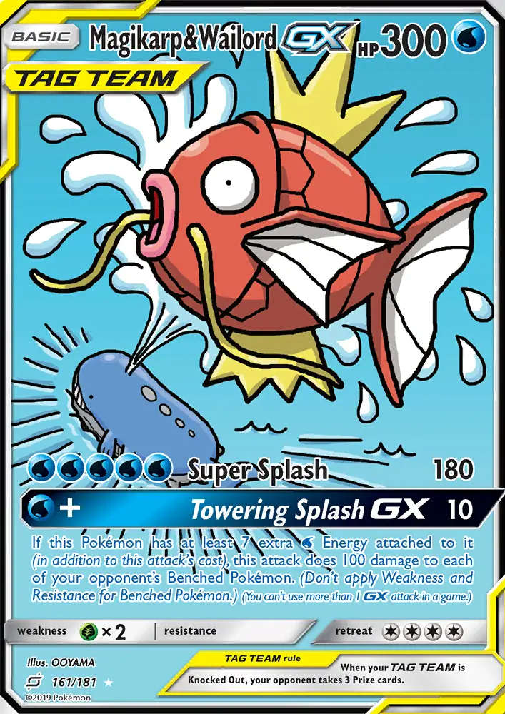 Image of the card Magikarp & Wailord GX