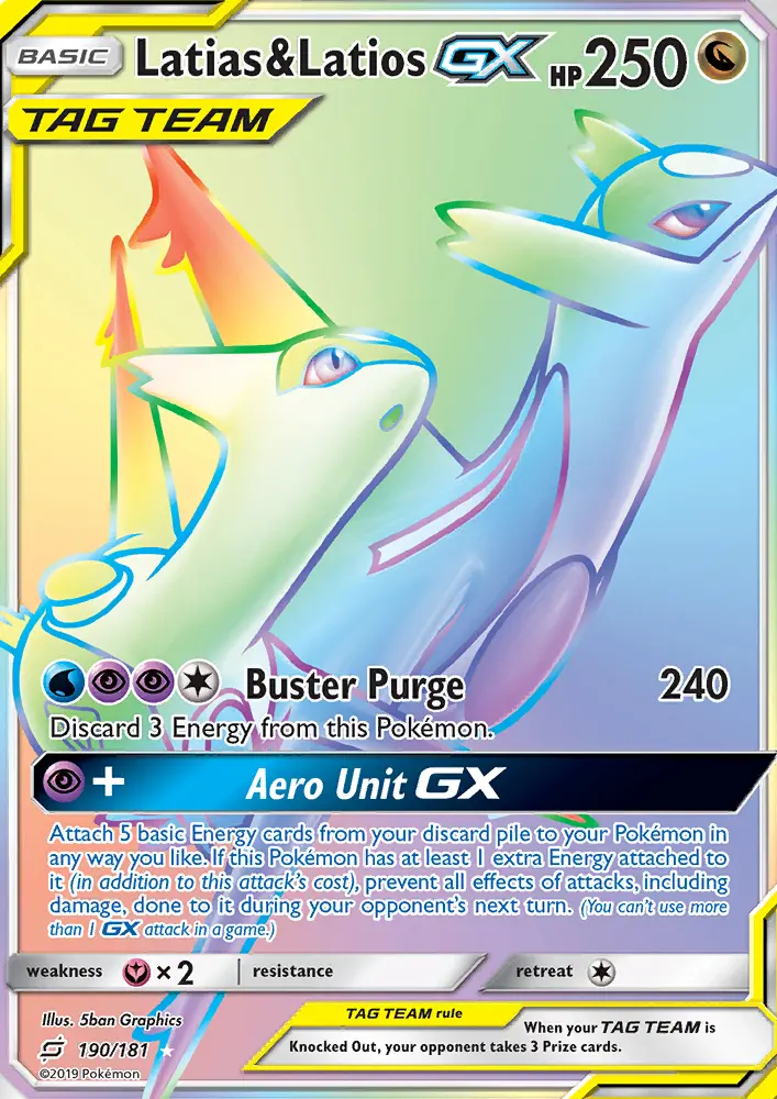 Image of the card Latias & Latios GX