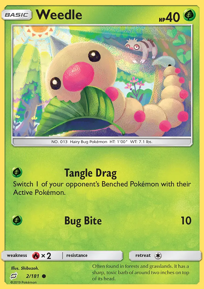Image of the card Weedle
