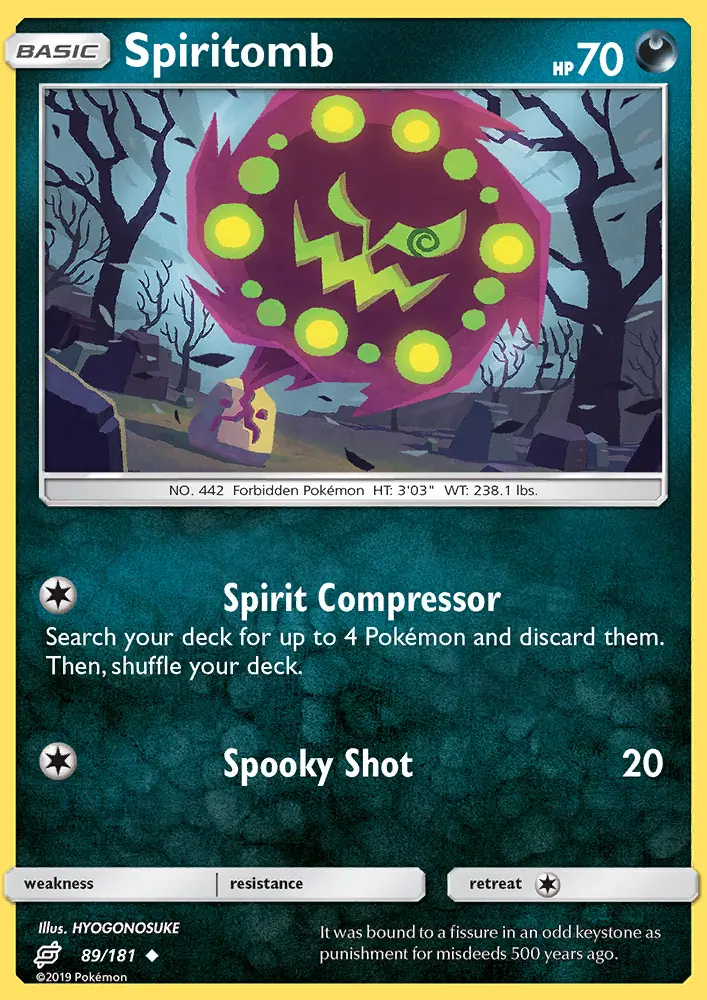 Image of the card Spiritomb