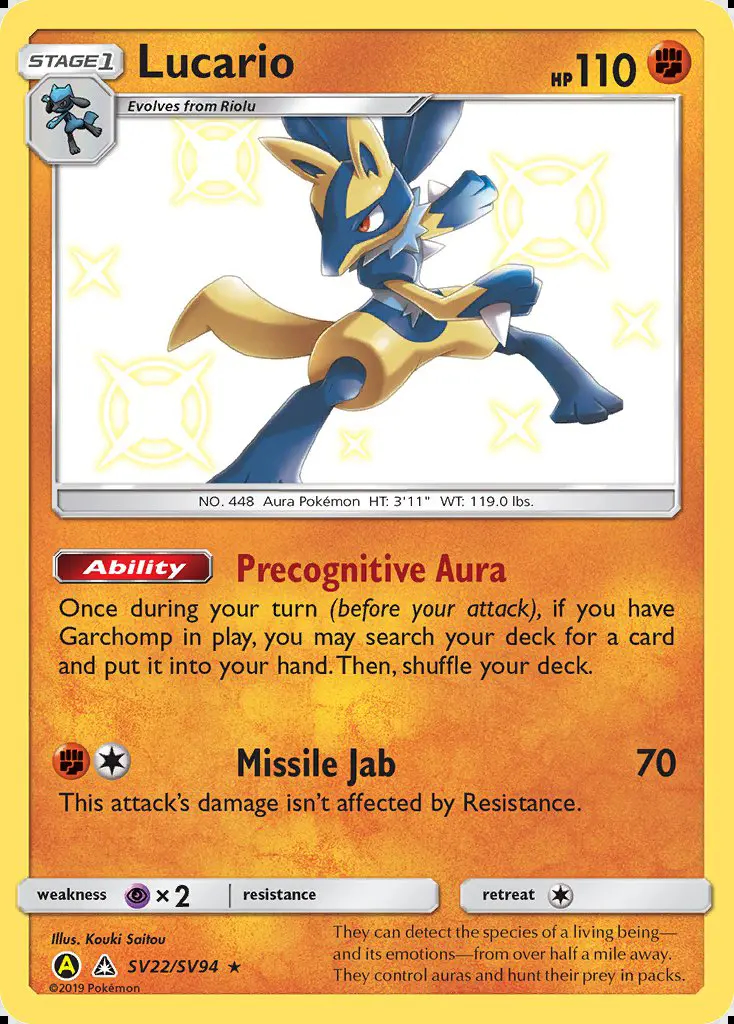 Image of the card Lucario