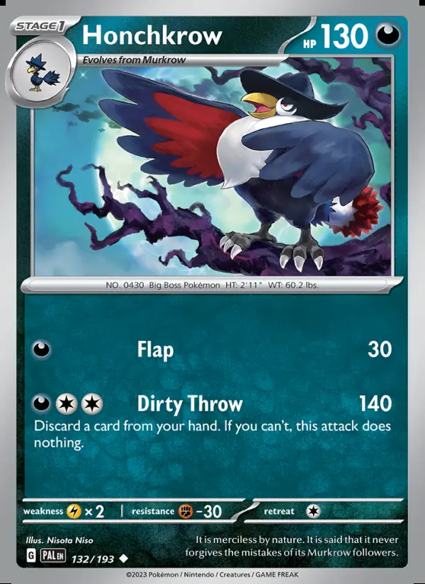 Image of the card Honchkrow