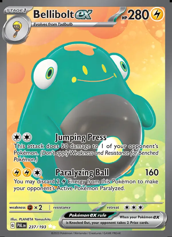 Image of the card Bellibolt ex