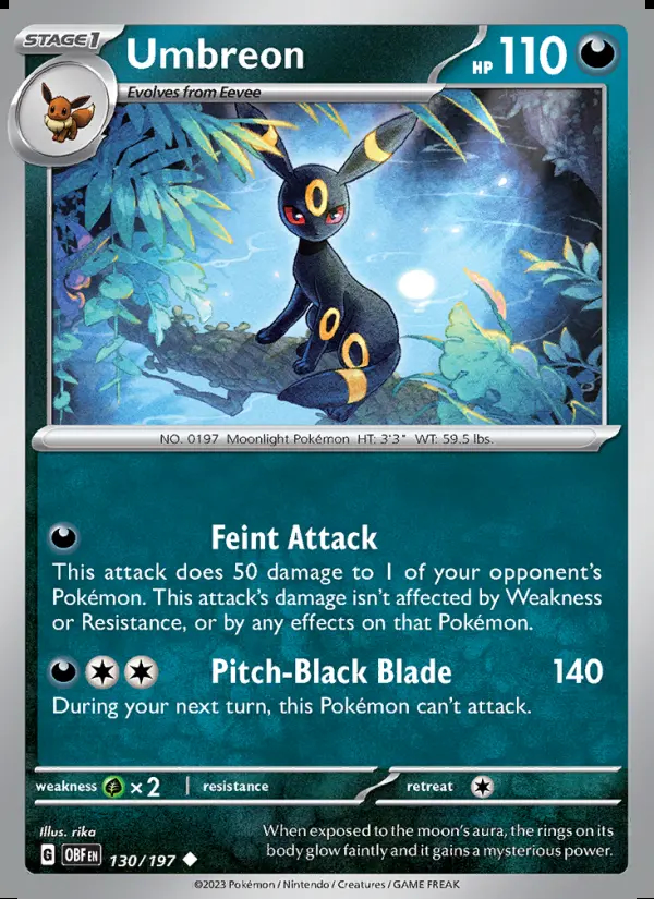 Image of the card Umbreon