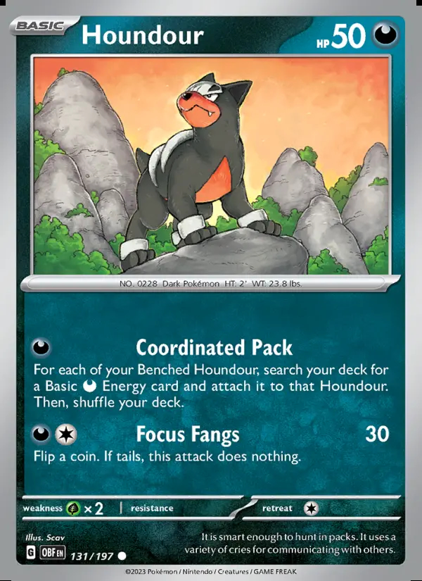 Image of the card Houndour