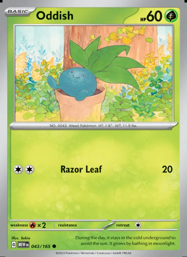 Image of the card Oddish