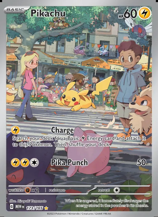 Image of the card Pikachu