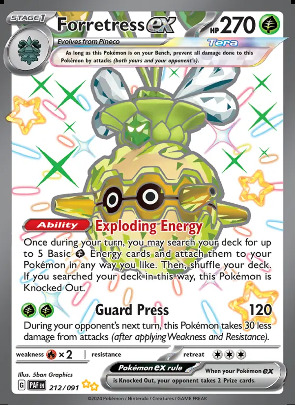 Image of the card Forretress ex