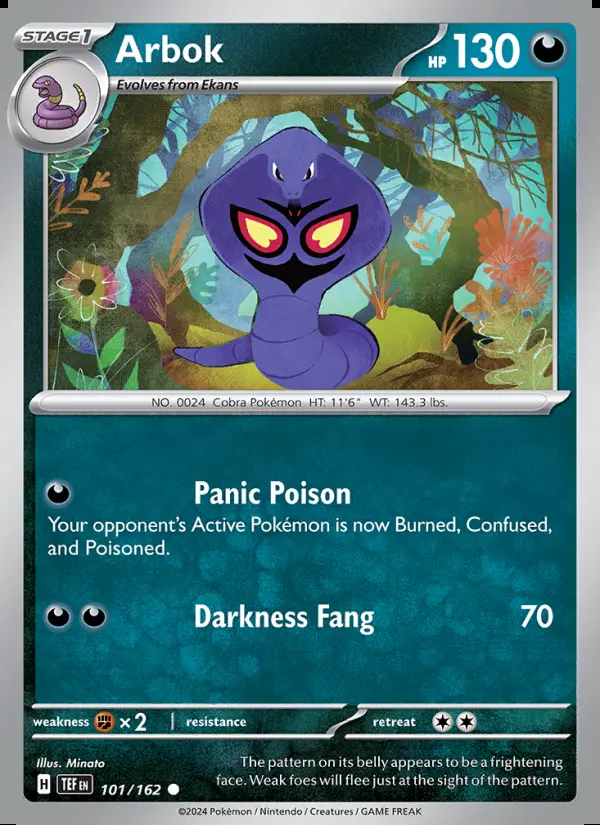 Image of the card Arbok