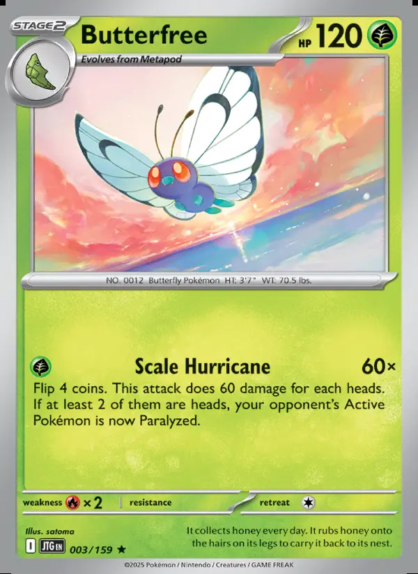 Image of the card Butterfree