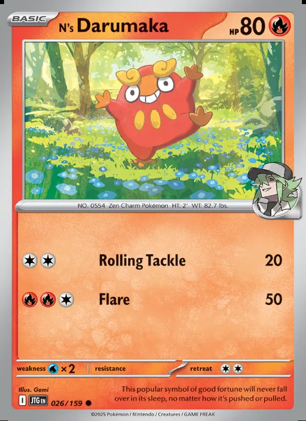 Image of the card N's Darumaka