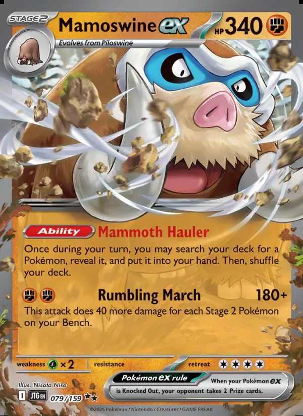 Image of the card Mamoswine ex