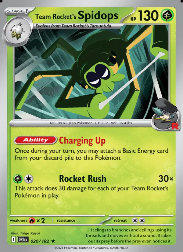 Image of the card Team Rocket's Spidops