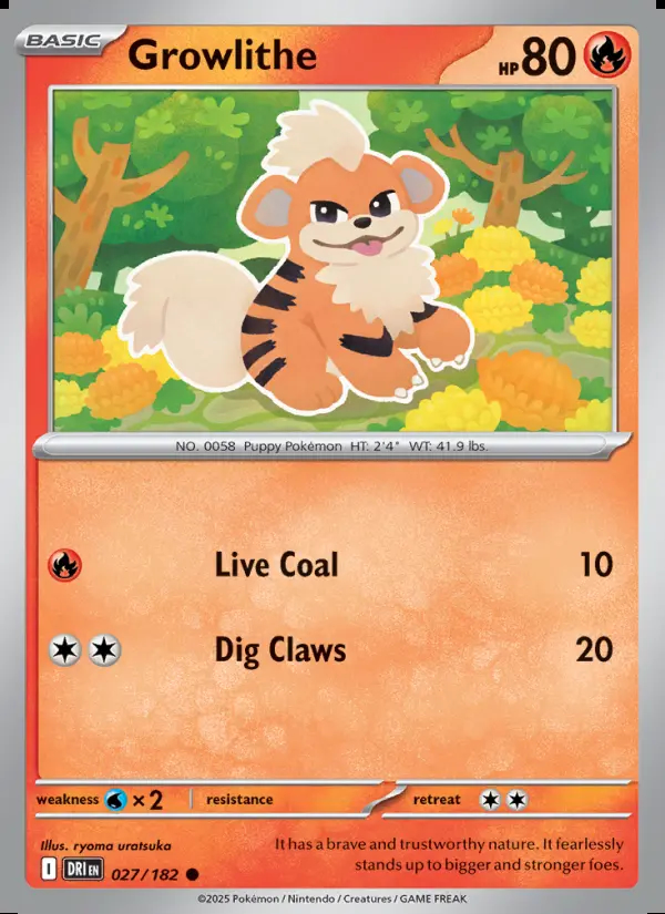 Image of the card Growlithe