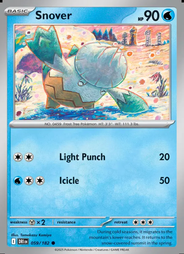 Image of the card Snover