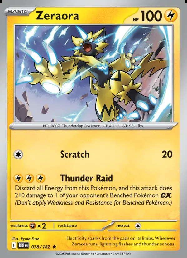 Image of the card Zeraora