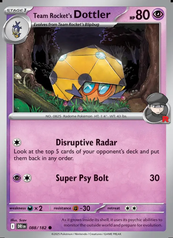 Image of the card Team Rocket's Dottler