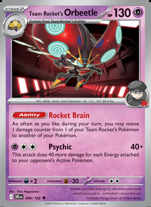 Image of the card Team Rocket's Orbeetle
