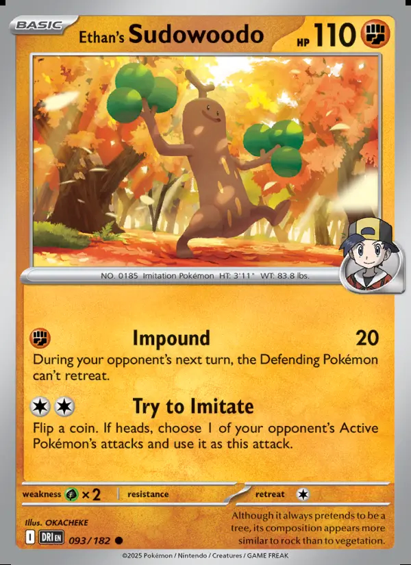 Image of the card Ethan's Sudowoodo