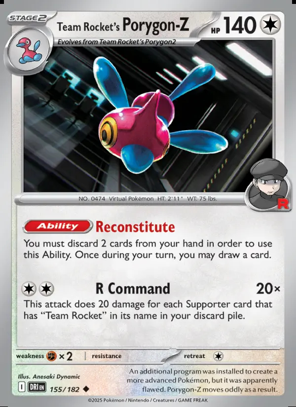 Image of the card Team Rocket's Porygon-Z