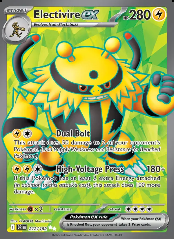 Image of the card Electivire ex