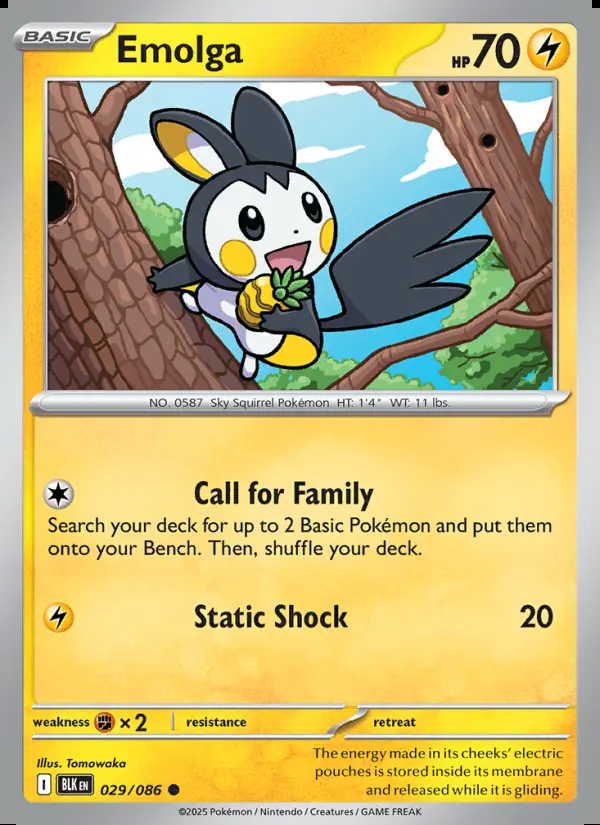 Image of the card Emolga